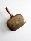 vintage brass silent butler