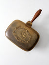 vintage brass silent butler