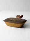 vintage brass silent butler