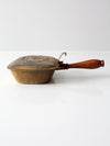 vintage brass silent butler