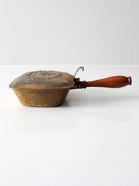 vintage brass silent butler