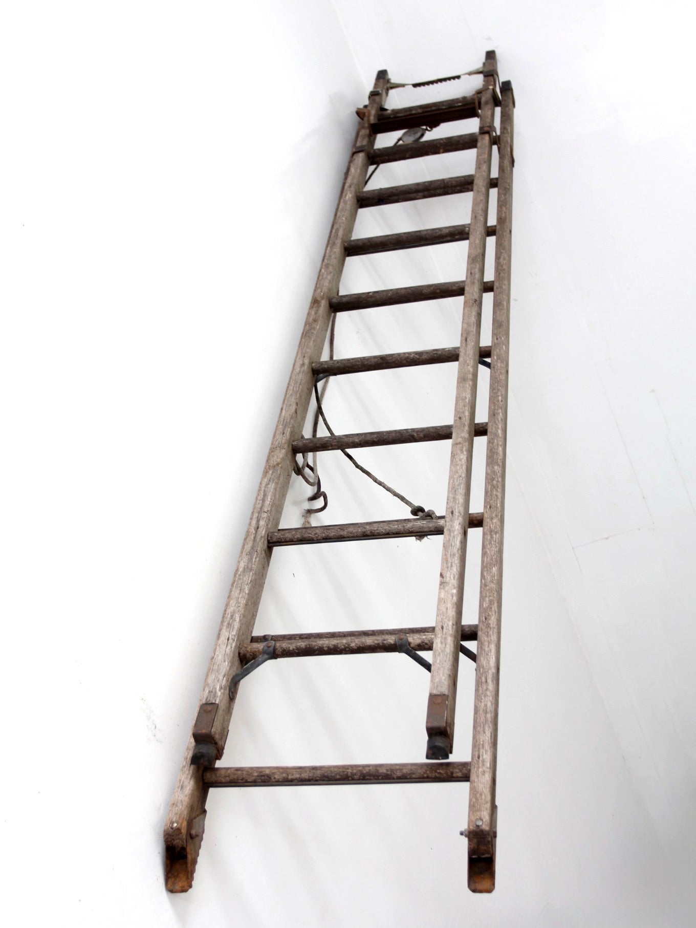 early 20th century Oshkosh Patented Safety Ladder