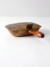 vintage brass silent butler