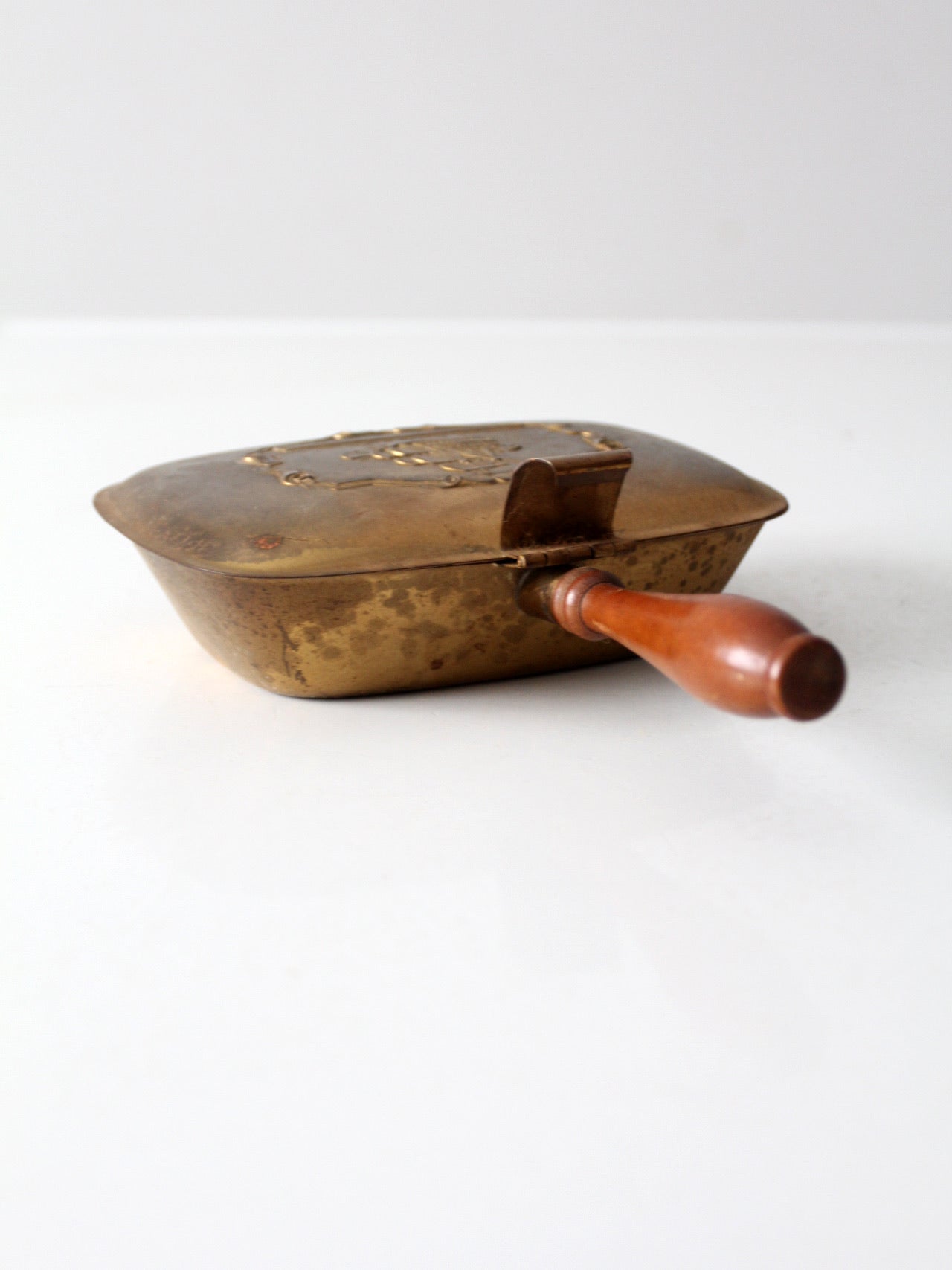 vintage brass silent butler