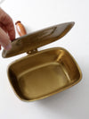vintage brass silent butler