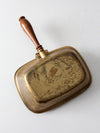 vintage brass silent butler