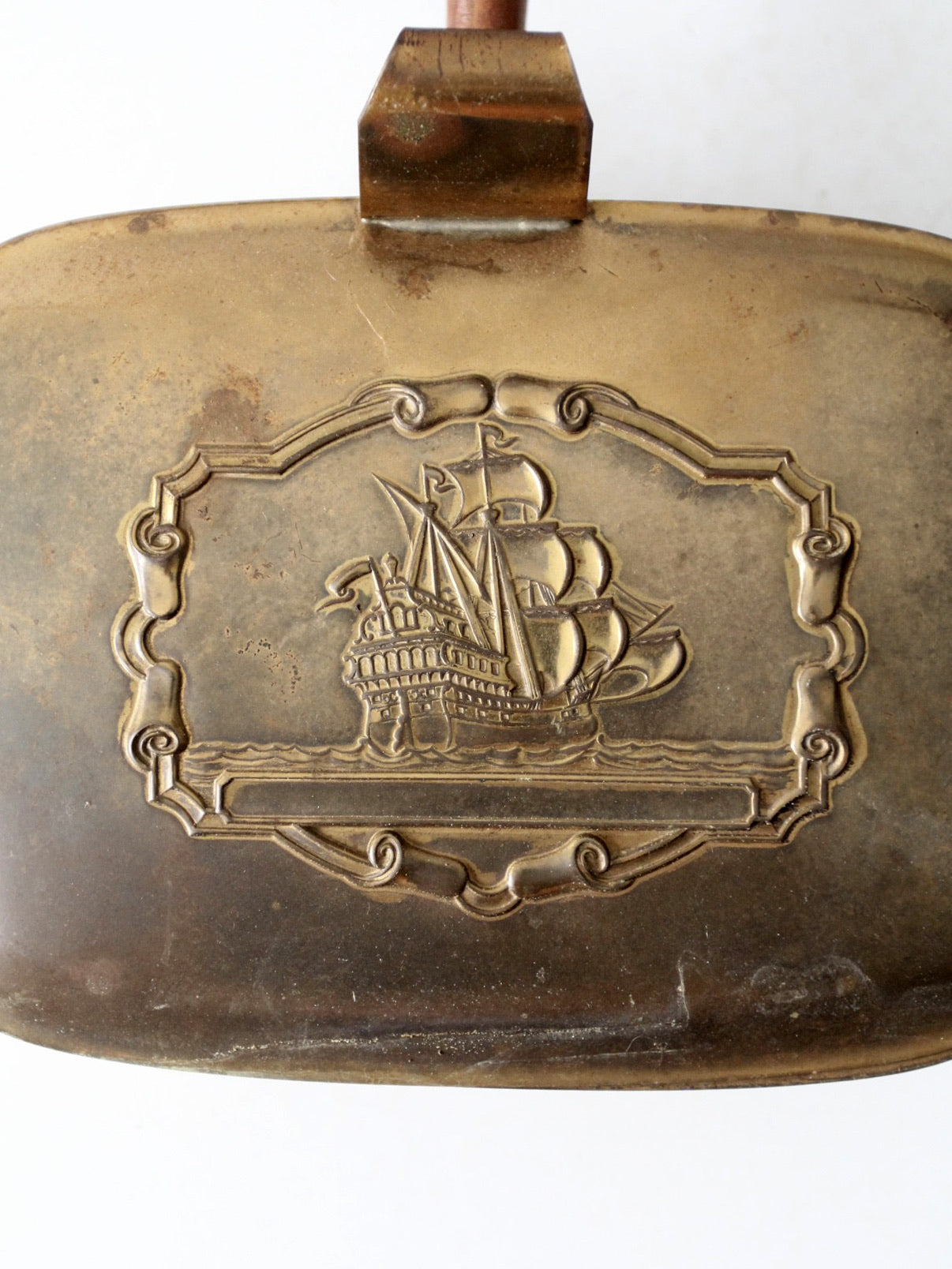 vintage brass silent butler