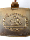 vintage brass silent butler