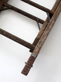 early 20th century Oshkosh Patented Safety Ladder