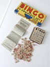 vintage 1936 Milton Bradley Bingo Game Set