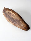 vintage hand carved wooden duck decoy