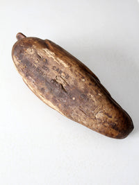 vintage hand carved wooden duck decoy