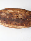 vintage hand carved wooden duck decoy