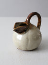 vintage studio pottery pitcher