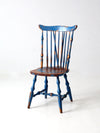 antique painted Windsor chair