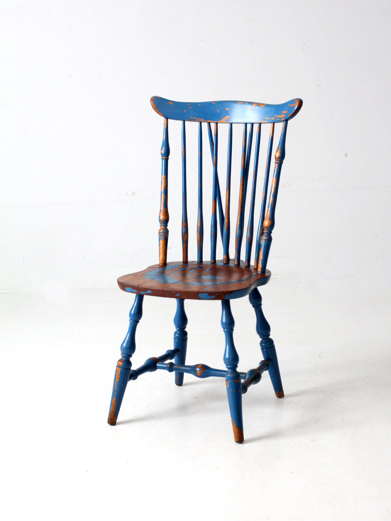 antique painted Windsor chair