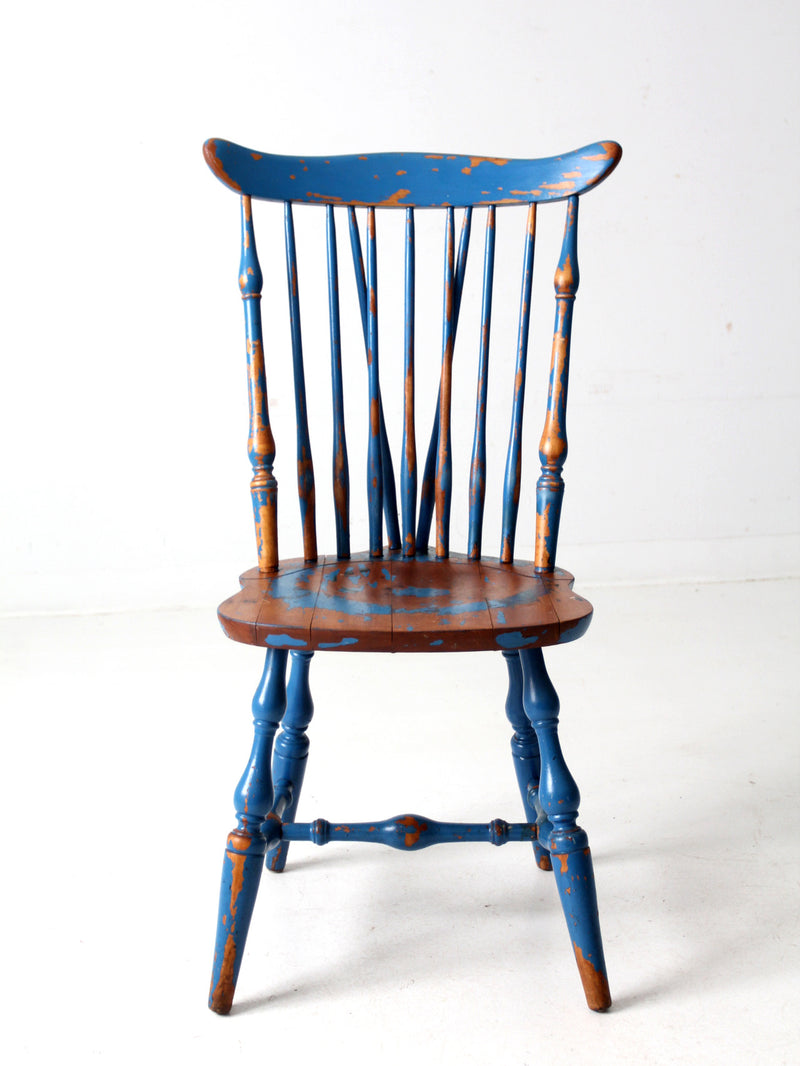 antique painted Windsor chair