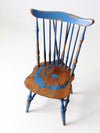 antique painted Windsor chair