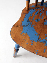 antique painted Windsor chair