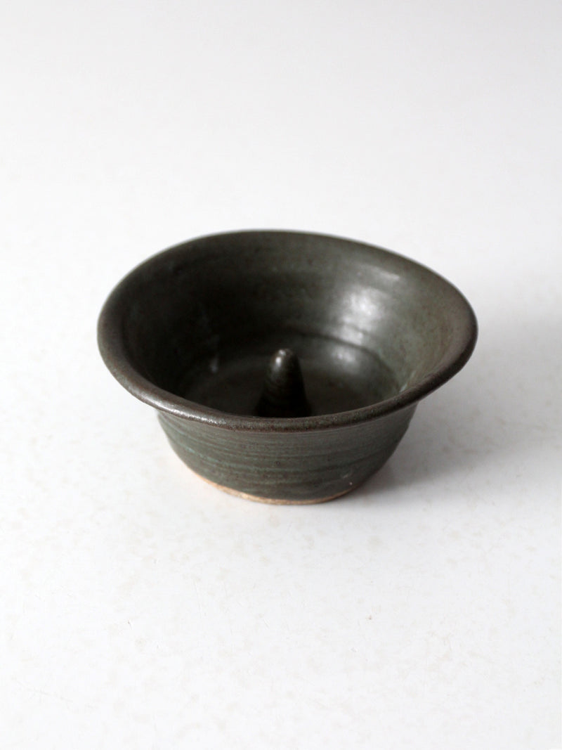 vintage studio pottery jewelry dish