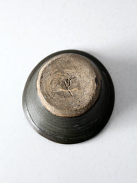 vintage studio pottery jewelry dish