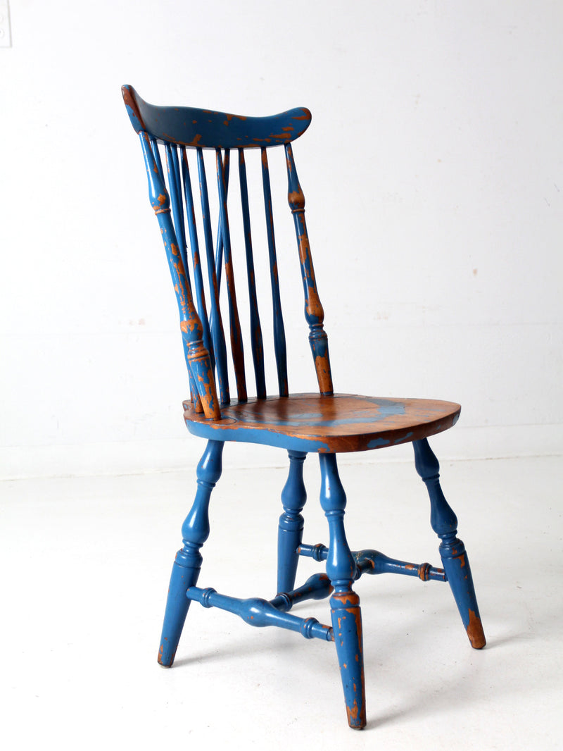 antique painted Windsor chair