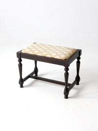 antique Victorian piano bench