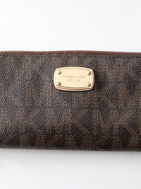 Michael Kors wallet in brown monogram