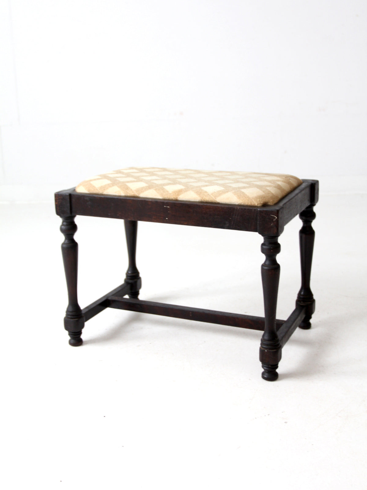 antique Victorian piano bench