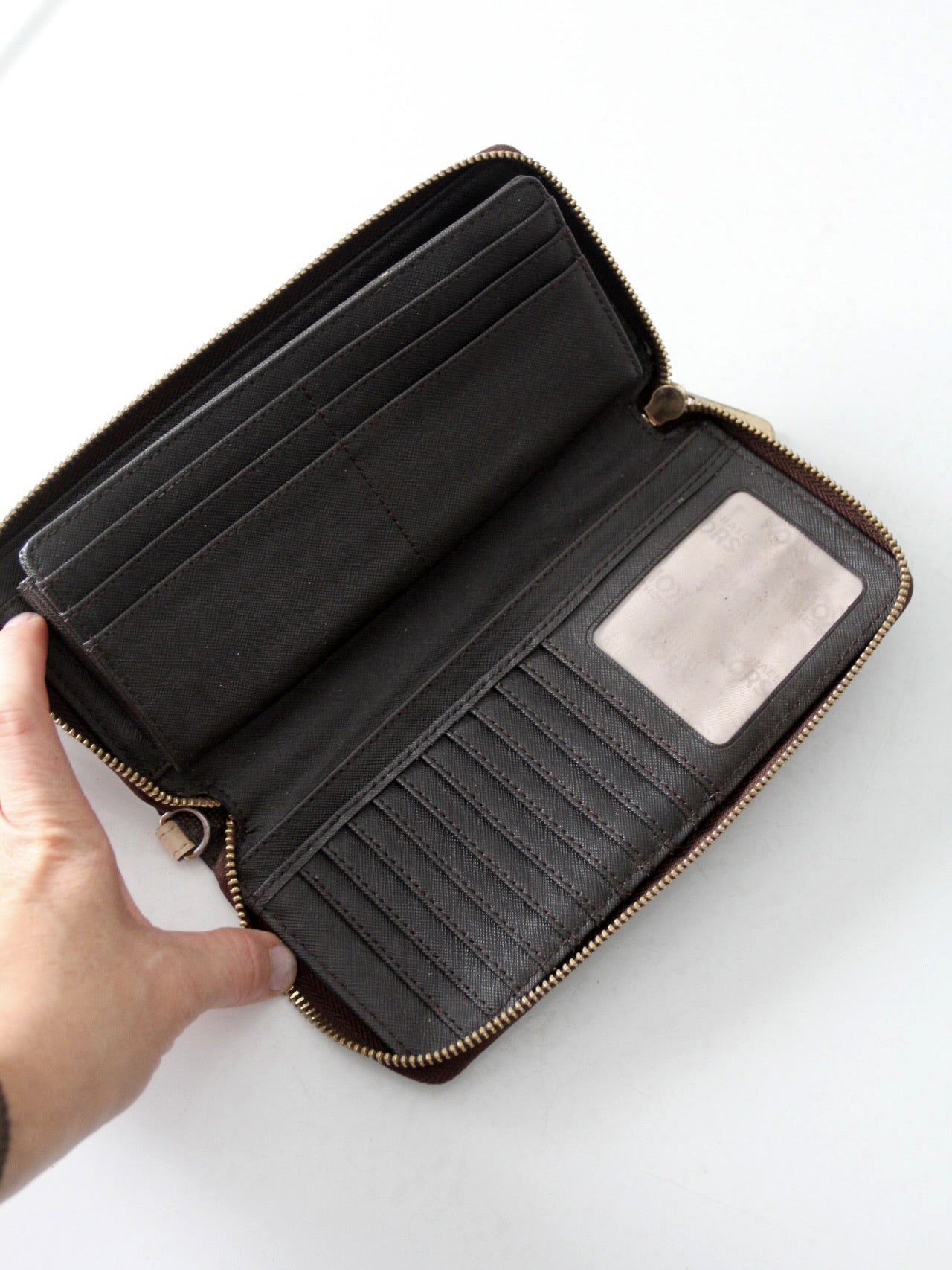 Michael Kors wallet in brown monogram