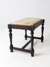 antique Victorian piano bench