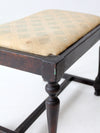 antique Victorian piano bench