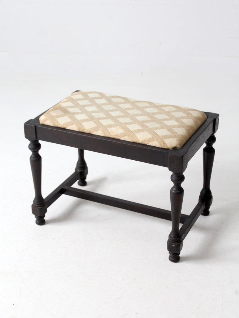 antique Victorian piano bench