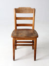 vintage University of Wisconsin desk chair
