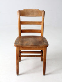 vintage University of Wisconsin desk chair
