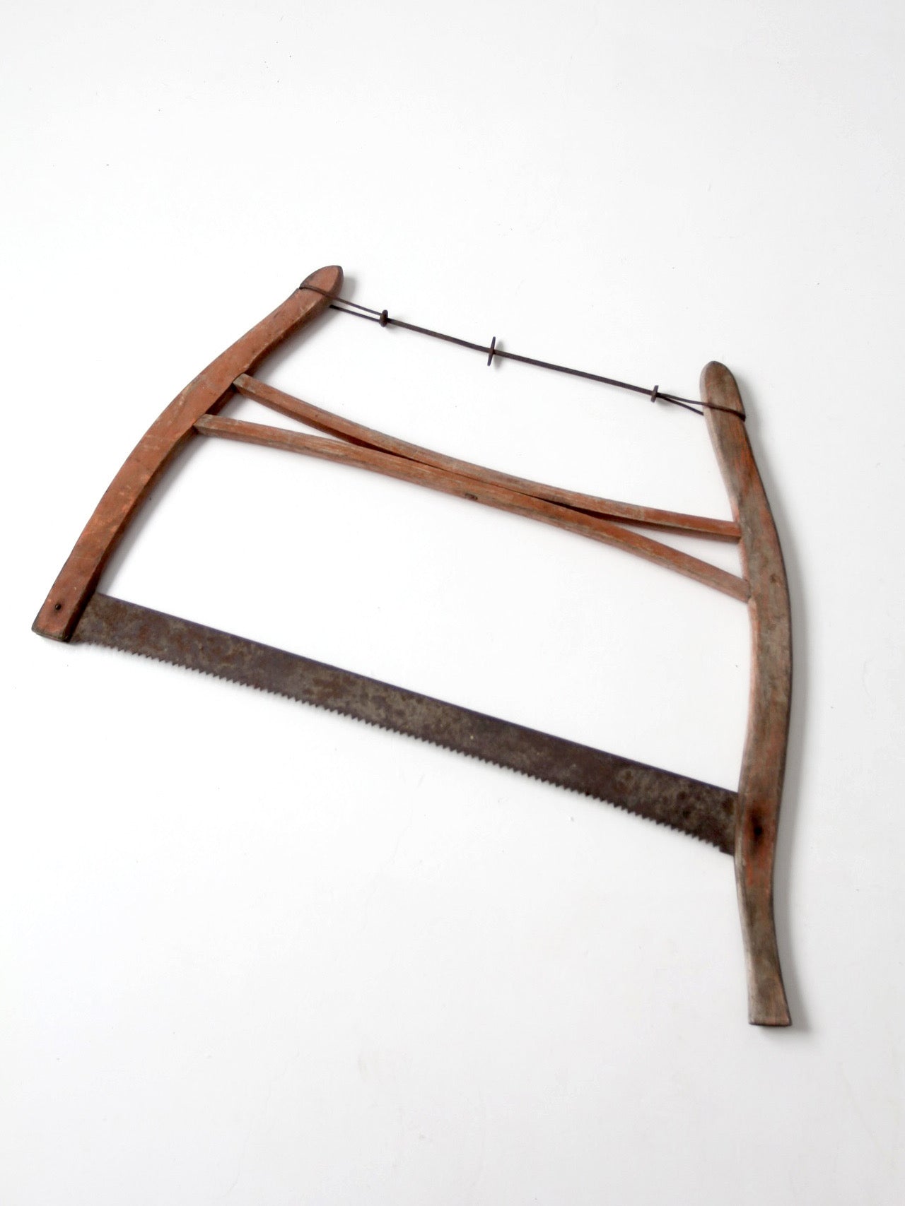 antique primitive bow saw
