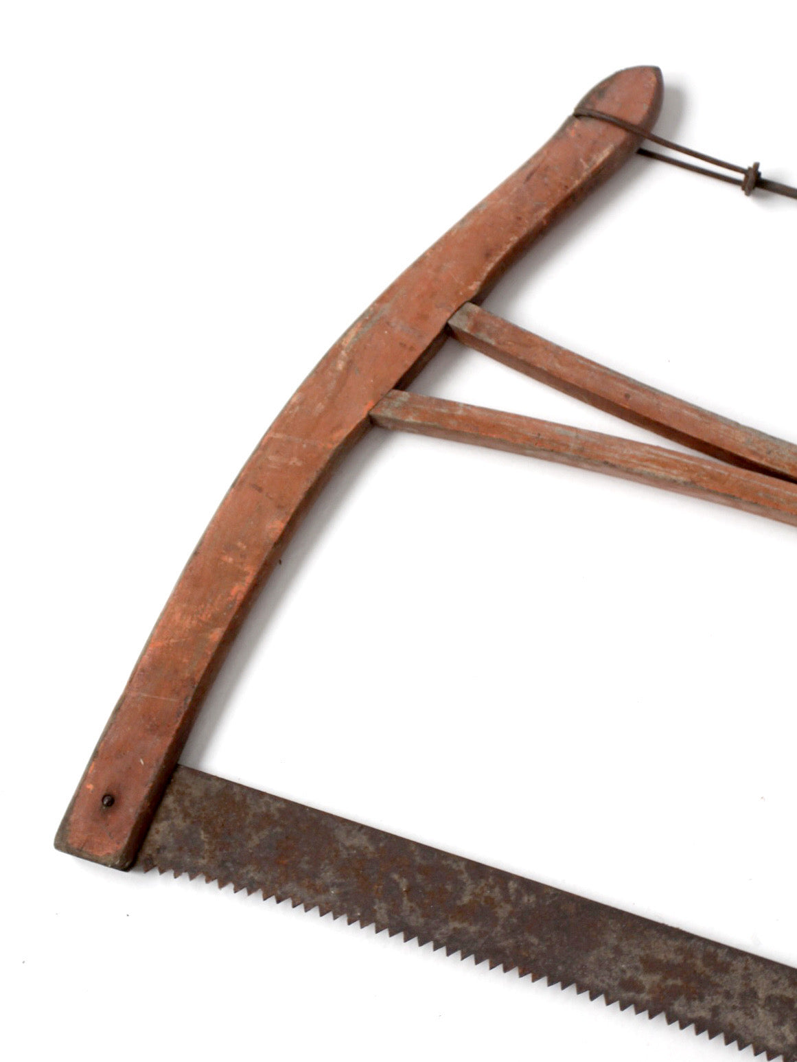 antique primitive bow saw