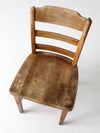 vintage University of Wisconsin desk chair