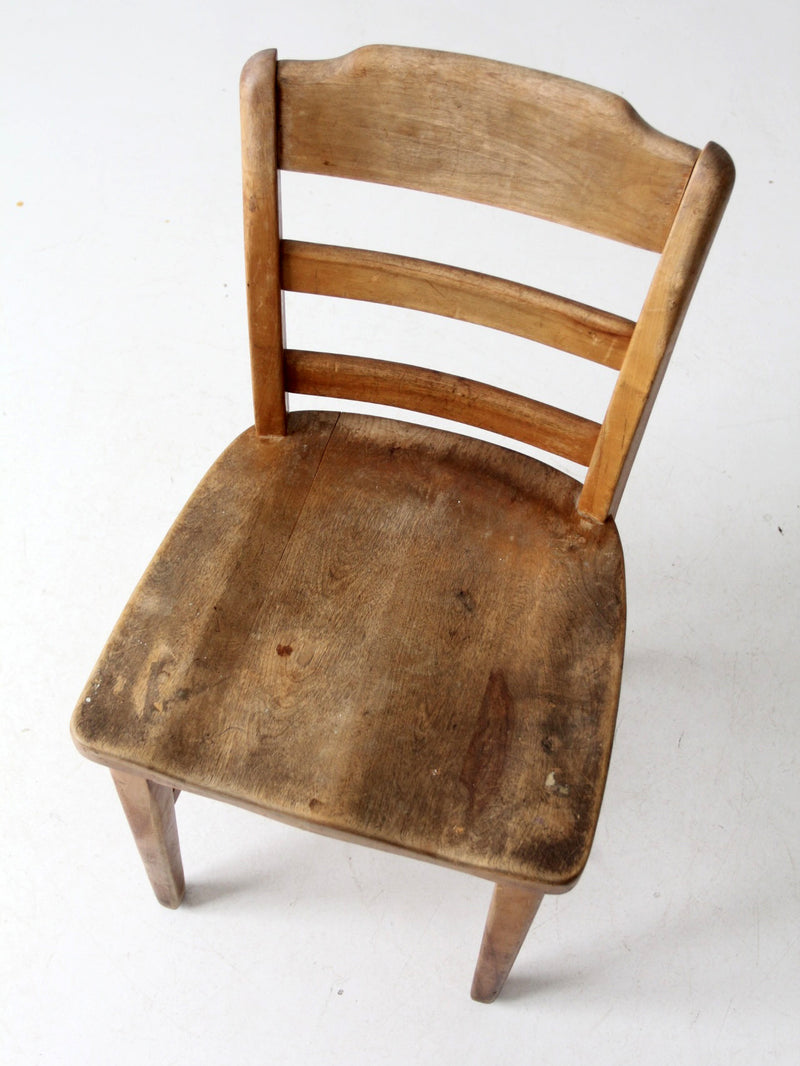 vintage University of Wisconsin desk chair