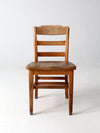 vintage University of Wisconsin desk chair