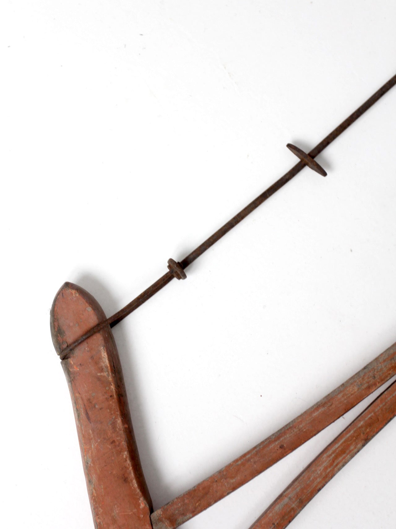 antique primitive bow saw