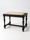 antique Victorian piano bench