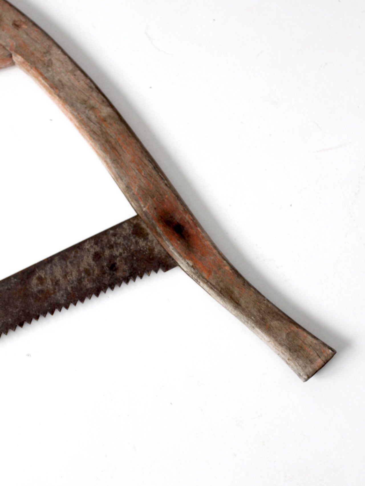 antique primitive bow saw