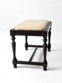 antique Victorian piano bench