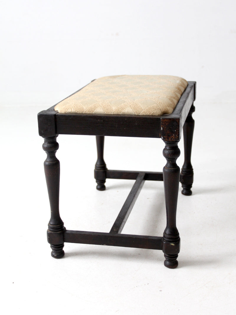 antique Victorian piano bench