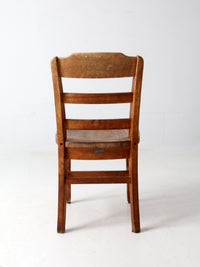 vintage University of Wisconsin desk chair