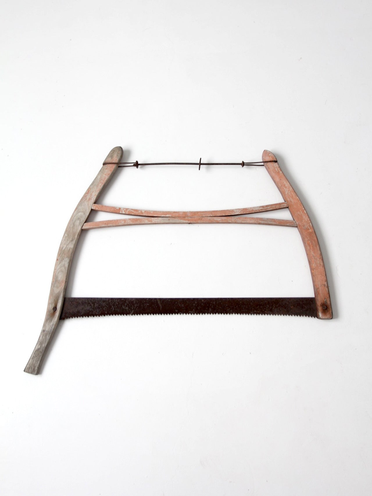 antique primitive bow saw