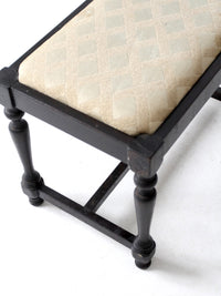 antique Victorian piano bench