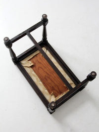 antique Victorian piano bench