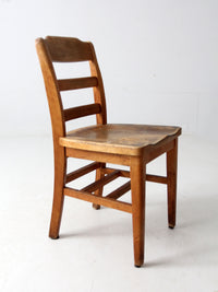vintage University of Wisconsin desk chair
